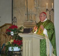 Kardinal Meisner hält die Festpredigt