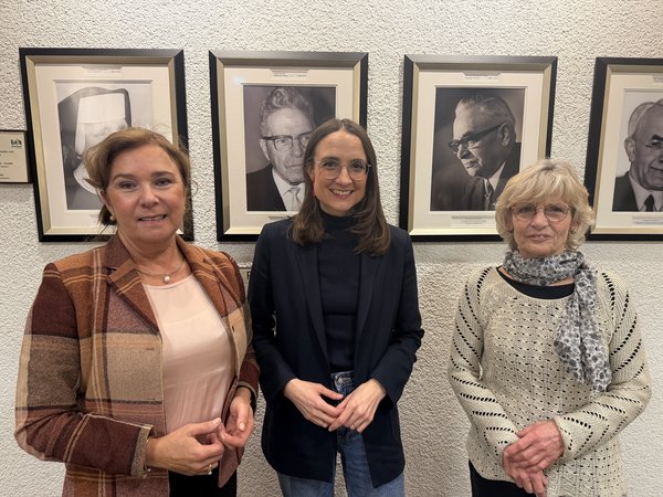 Bürgermeisterin begrüßt Bundestagsabgeordnete im Rathaus 