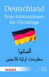 Das Bild zeigt den Titel der Brüschüre Deutschland - Erste Information für Flüchtlinge