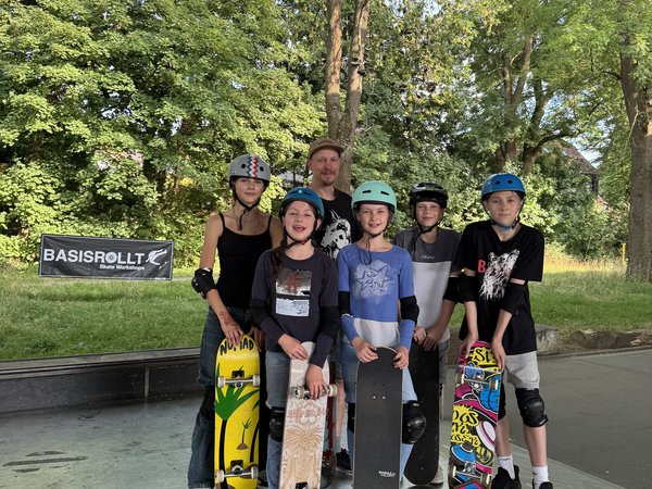 Skateworkshop aus den Sommerferien mit Erik Halisch