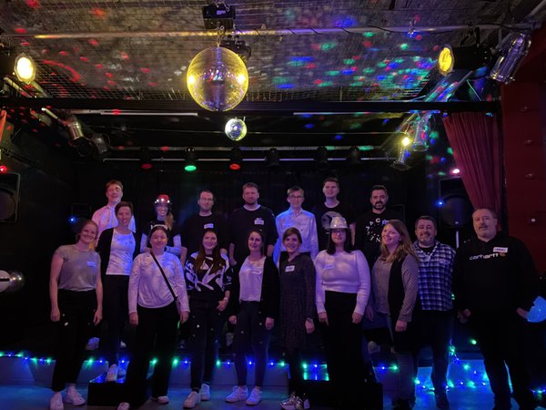 Helferinnen und Helfer der Teenie Disco 