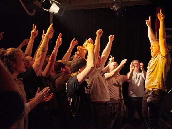 August Klar beim damaligen Soundcheck 2019