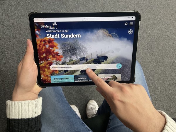Die städtische Homepage mit neuem Layout und Funktionen