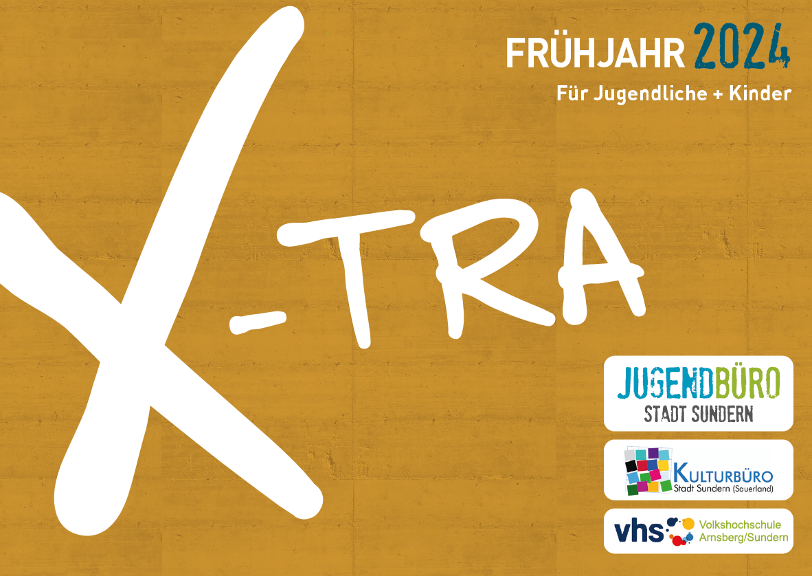 Das neue X-tra Heft mit Freizeitangeboten für Kinder und Jugendliche