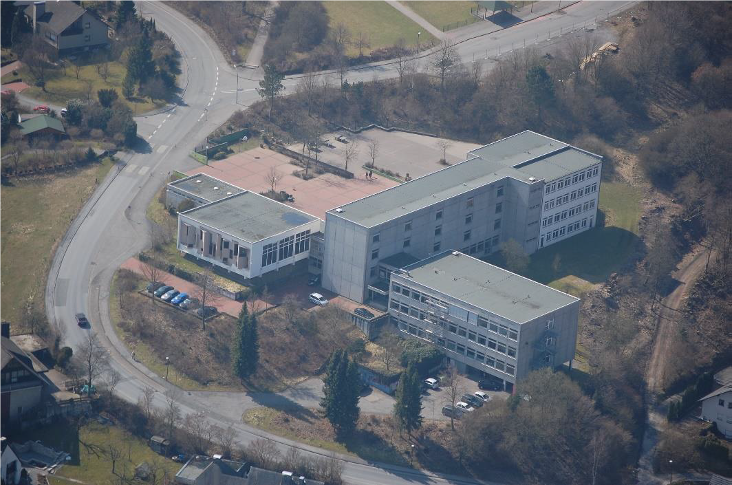 Blick auf die Realschule Sundern