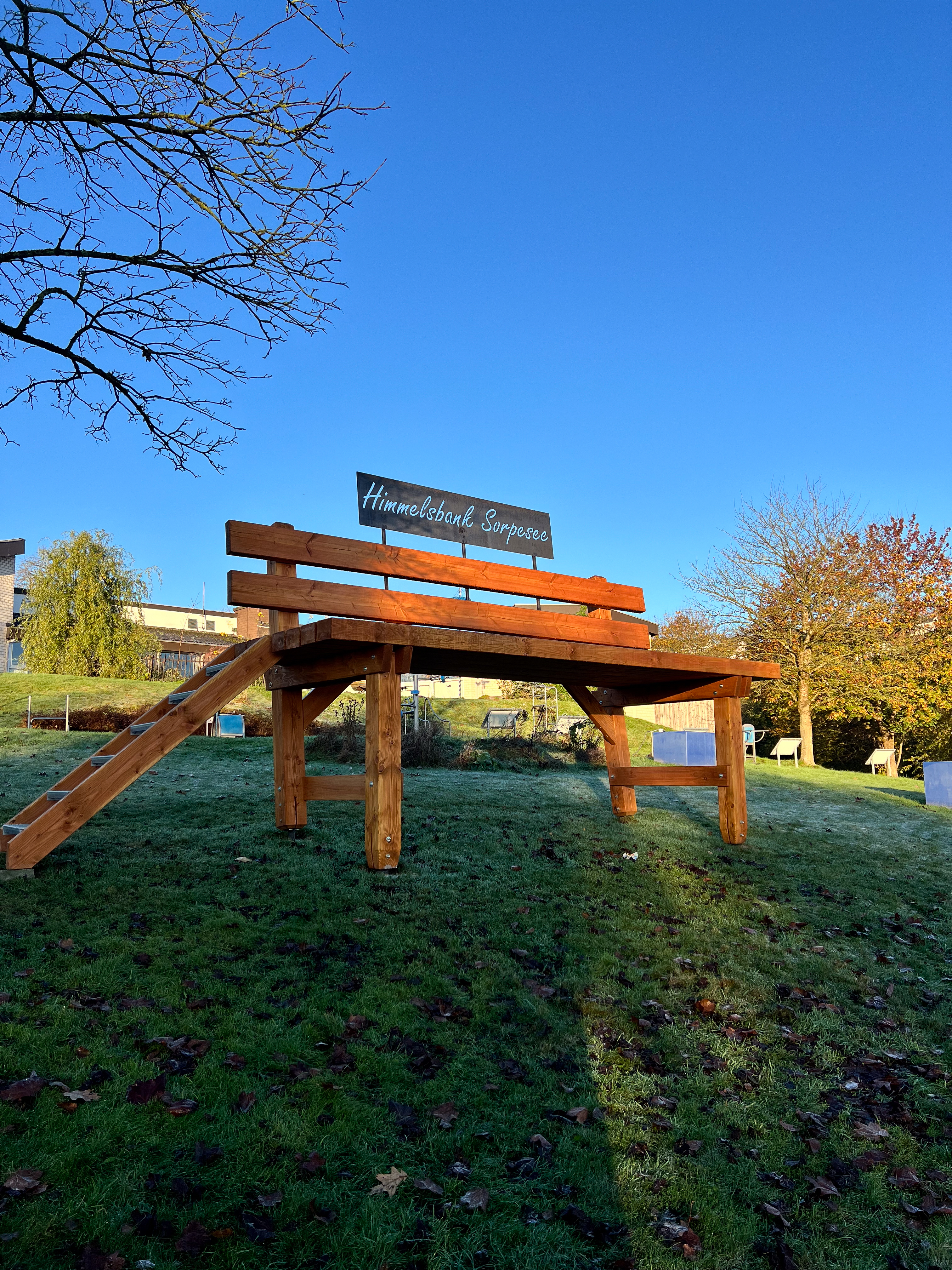 Die neue Himmelsbank am Sorpesee