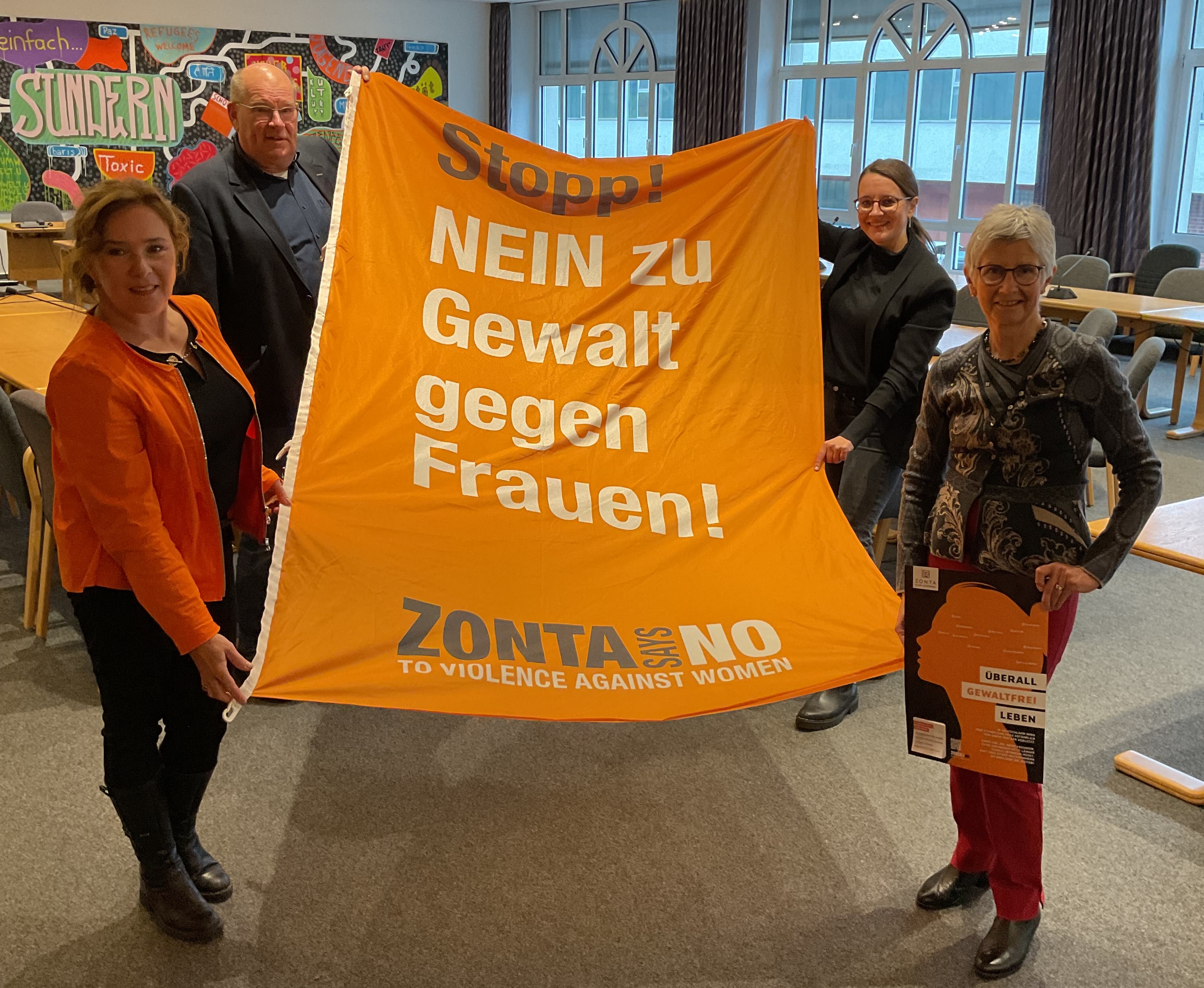 Zeichen für ein gewaltfreies Leben 