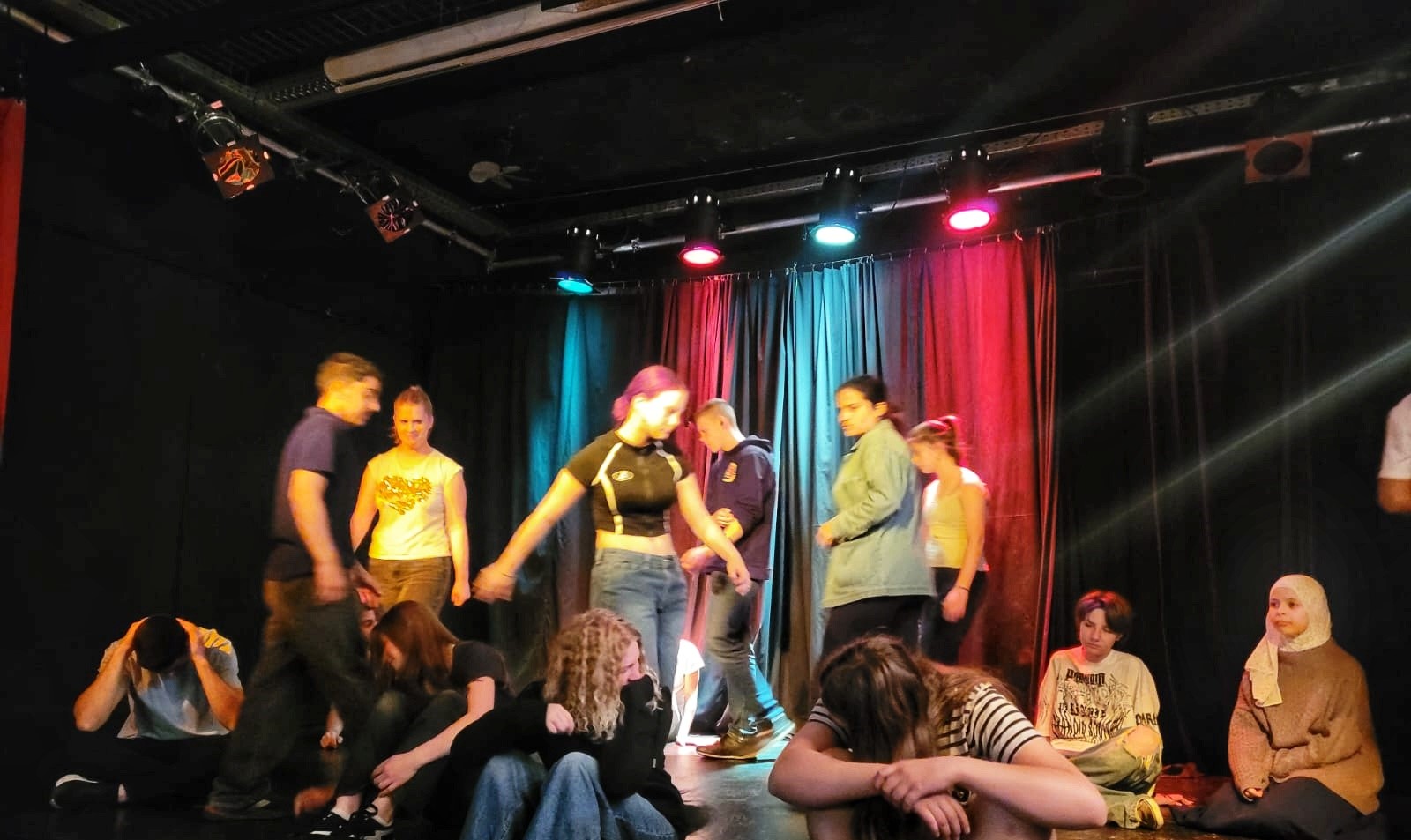 Theateraufführung der Hauptschule in der alten Molkerei 