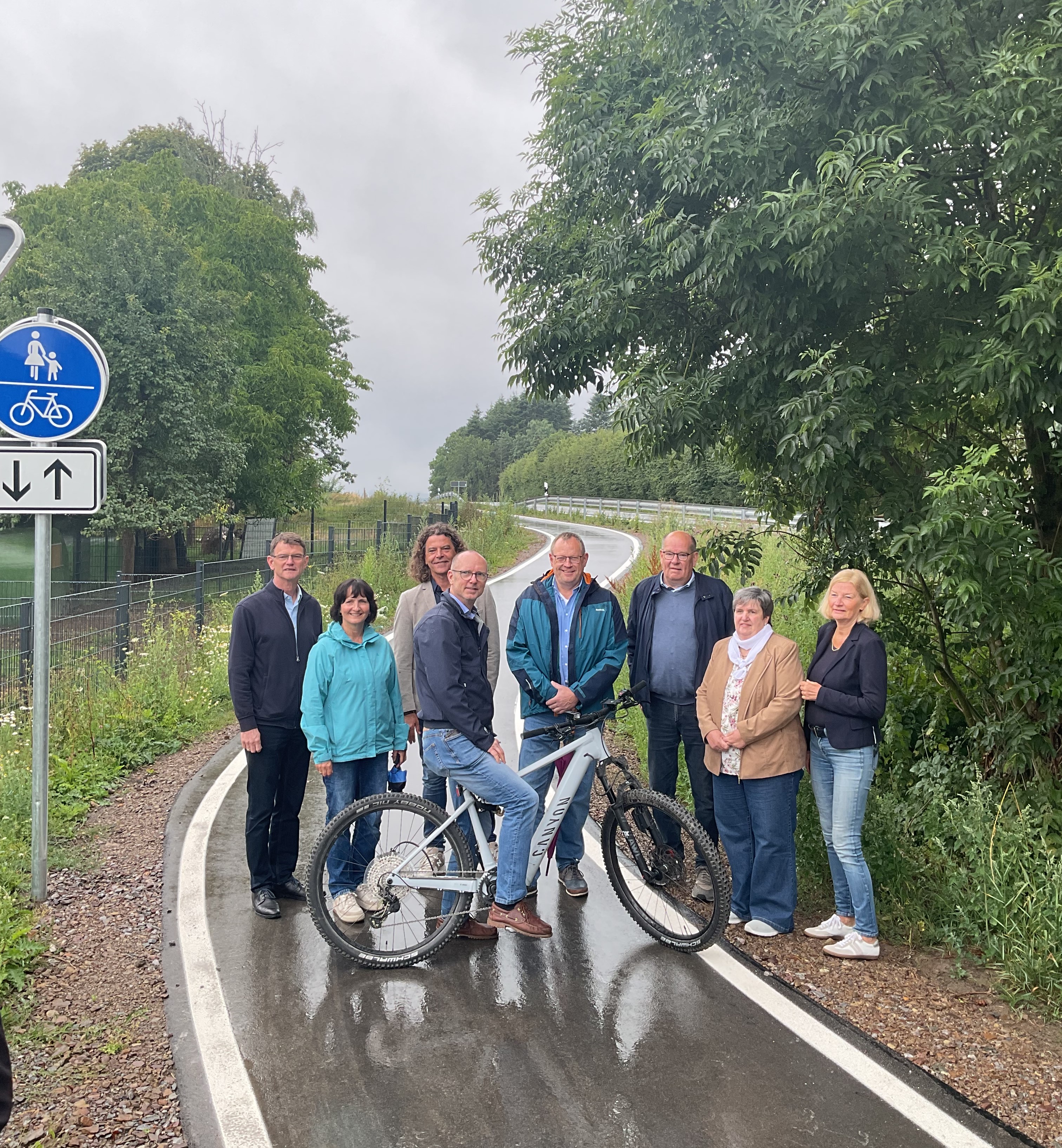 Eröffnung des Bürgerradwegs zwischen Langenholthausen und Wulfringhausen