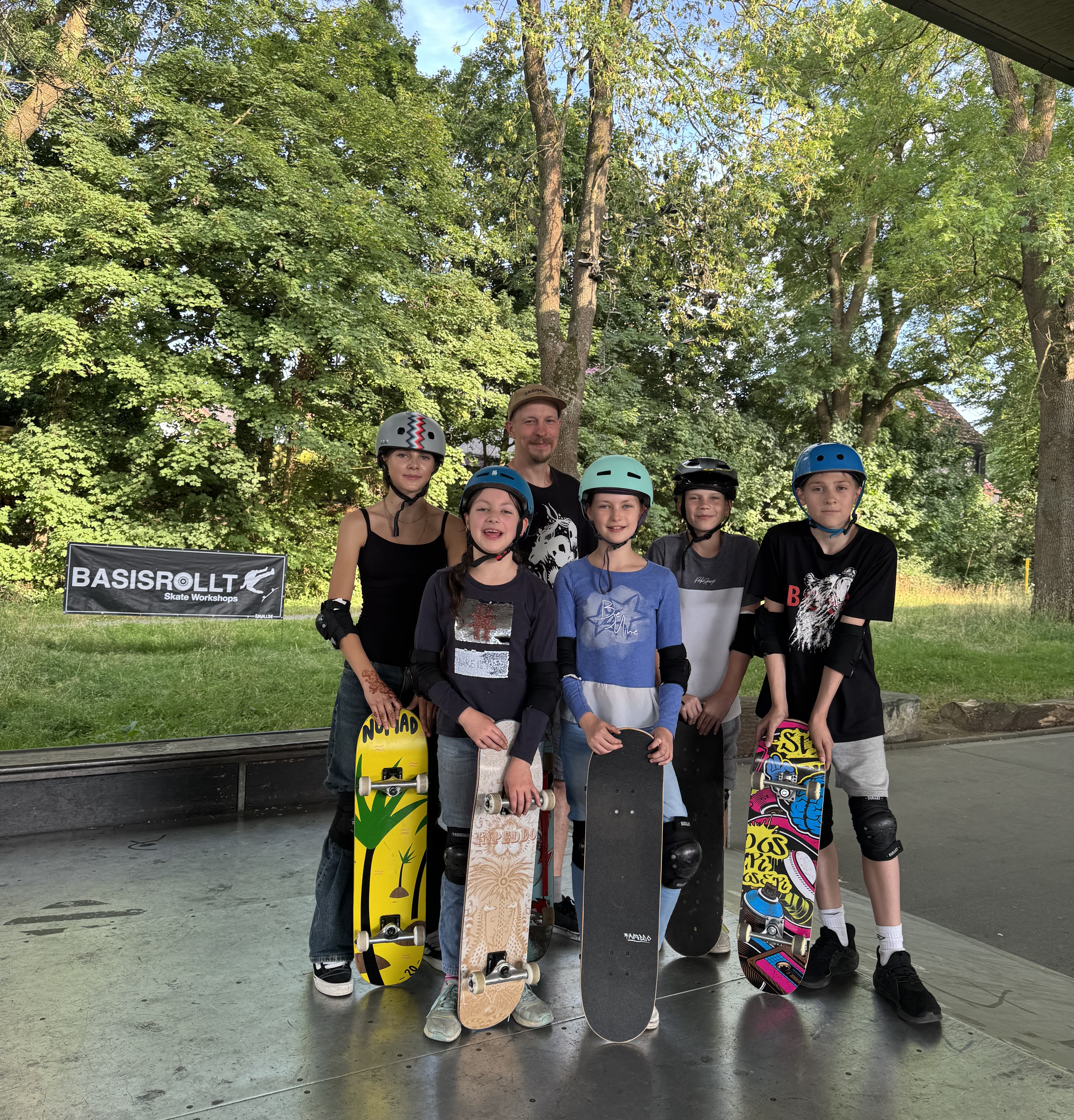 Skateworkshop aus den Sommerferien mit Erik Halisch