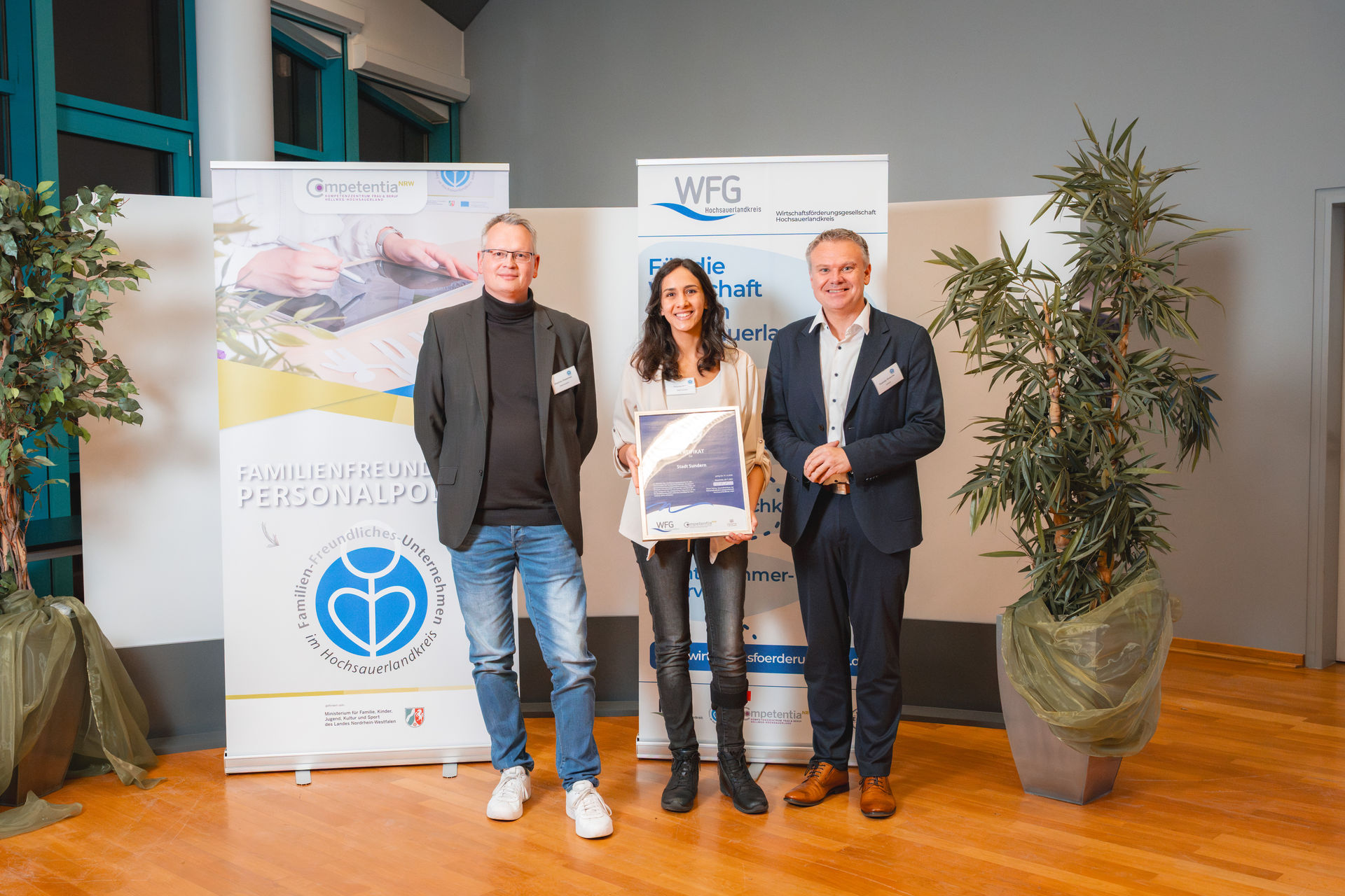 Stadt Sundern erneut als "familienfreundliches Unternehmen" ausgezeichnet