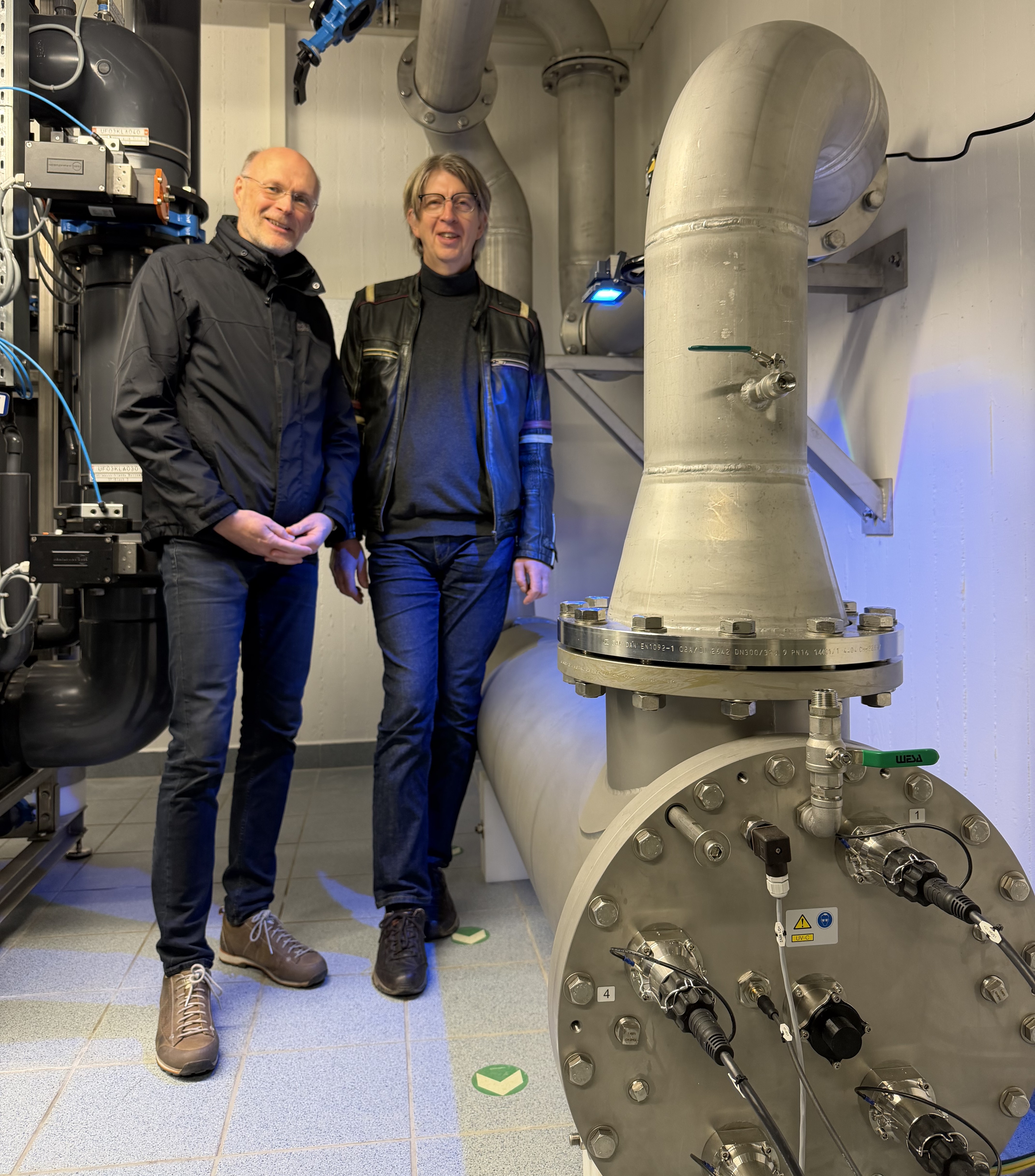 Einblick in das Wasserwerk Sundern mit der neuen UV-Anlage