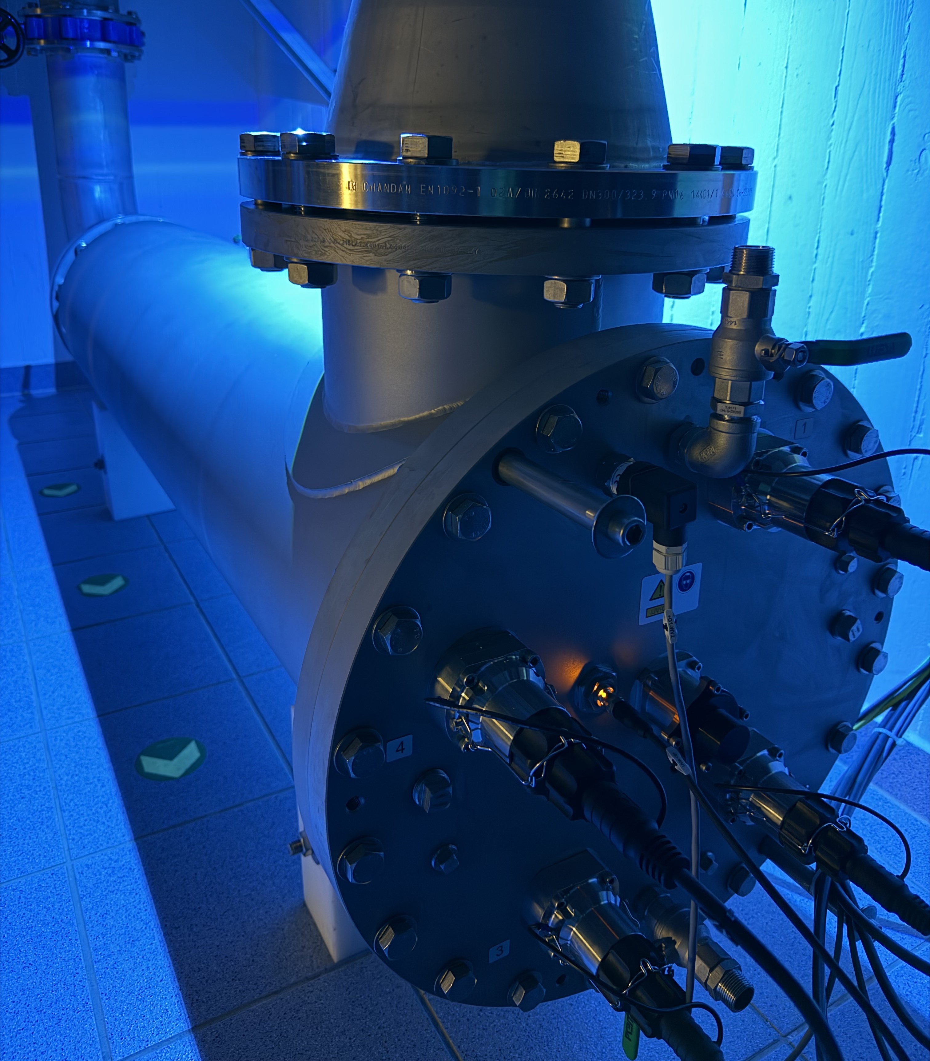 Neue UV-Anlage zur Desinfektion des Trinkwassers im Wasserwerk Sundern