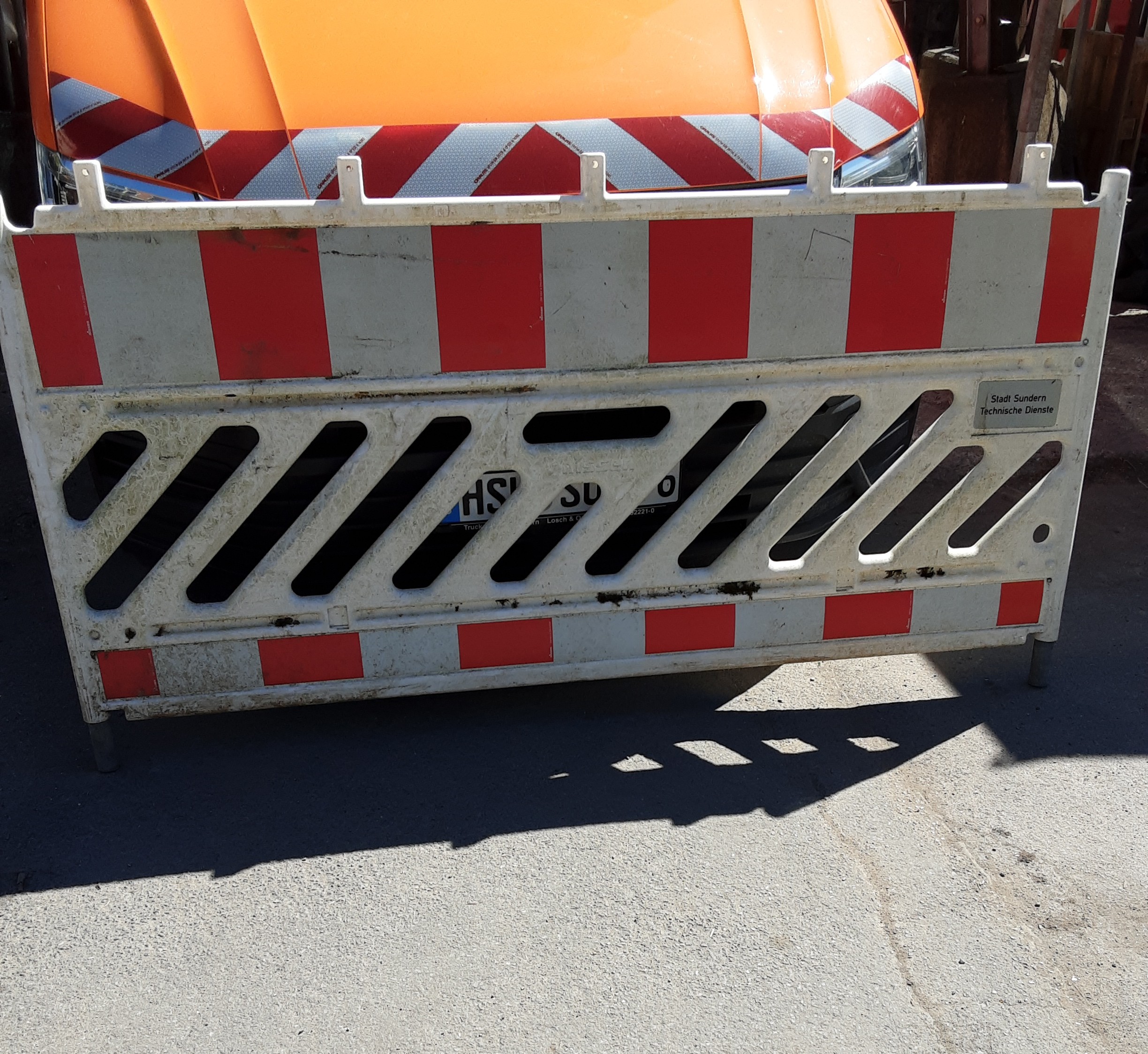 Symbolbild Absperrschranke