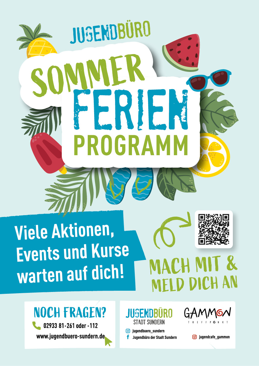 Ferienprogramm Jugendbüro Sundern Sommer 2026