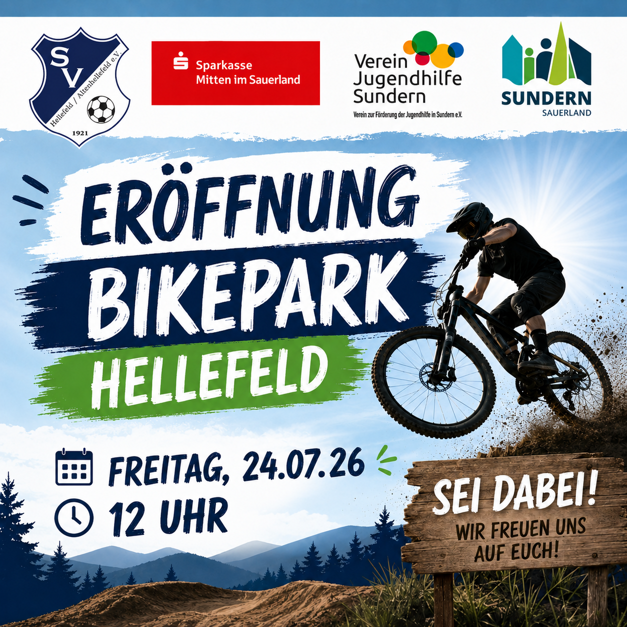 Eröffnung Bikeanlage in Hellefeld