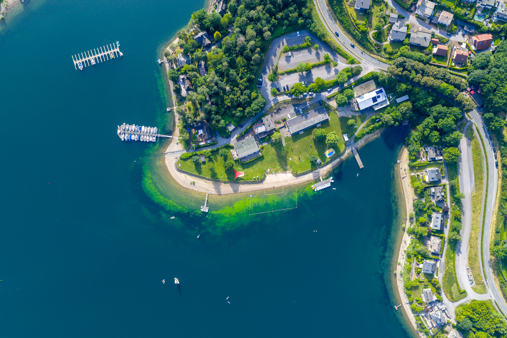 Offene Badestelle am Sorpesee